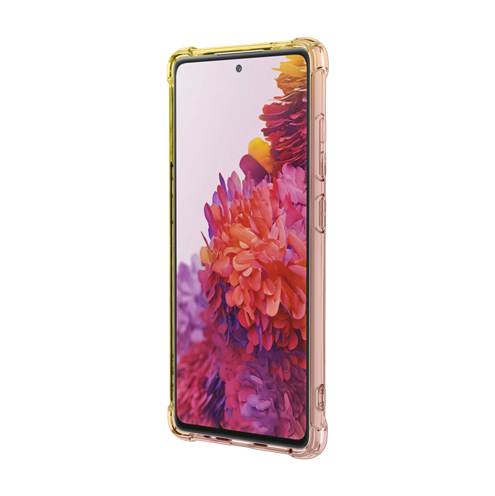 TPU Gradient Anti-Drop Phone Cover Shell for Samsung Galaxy S20 FE/S20 Fan Edition/S20 FE 5G/S20 Fan Edition 5G/S20 Lite - Black/Gold TPU Gradient Anti-Drop Phone Cover Shell for Samsung Galaxy S20 FE/S20 Fan Edition/S20 FE 5G/S20 Fan Edition 5G/S20 Lite - Black/Gold